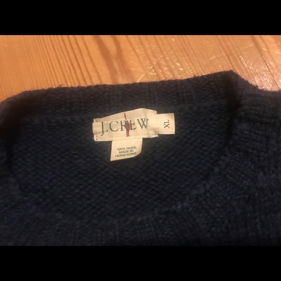 J. Crew Wool Snowflake Sweater XL - Picture 3 of 6